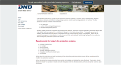 Desktop Screenshot of dnd-fireprotection.com