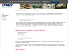 Tablet Screenshot of dnd-fireprotection.com